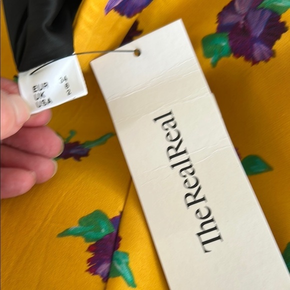 Tata Naka print Scuba material skirt size 2 - Picture 6 of 6